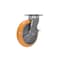 Vestil Orange Premium Heavy Duty Swivel With Brake Polyurethane 8 x 2 Caster CST-F40-8X2SI-SWB - alternate 1